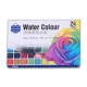 24 Color Watercolors Transparent Stone Smile
